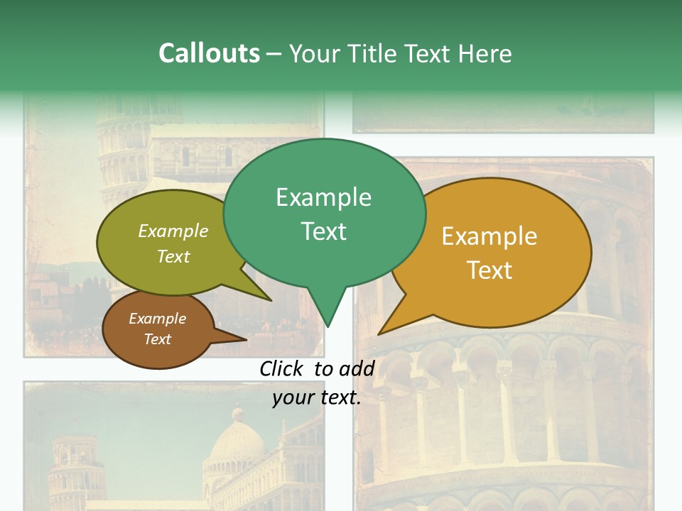 Campanile Quadro Paesaggio PowerPoint Template