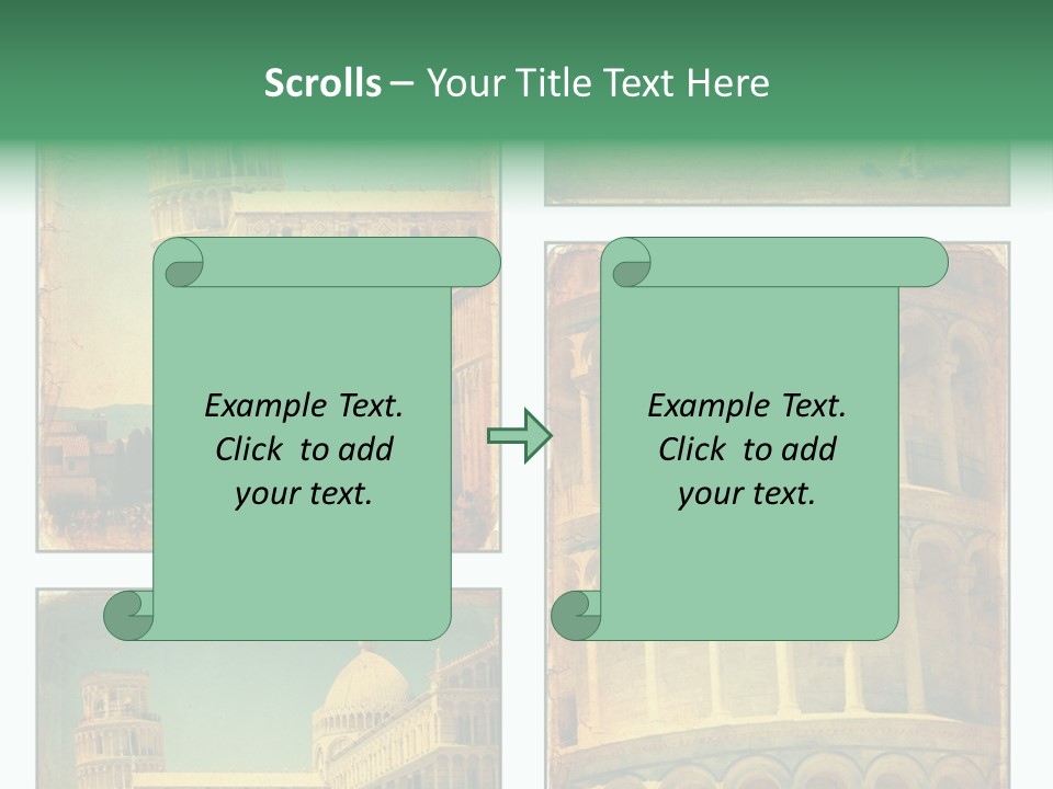 Campanile Quadro Paesaggio PowerPoint Template