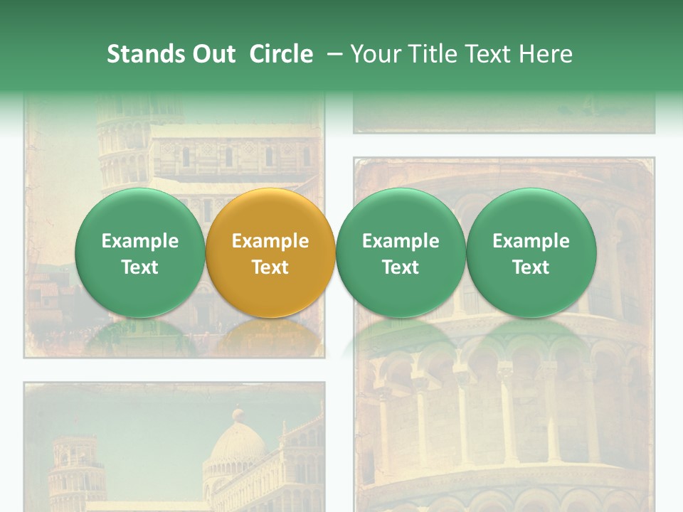 Campanile Quadro Paesaggio PowerPoint Template