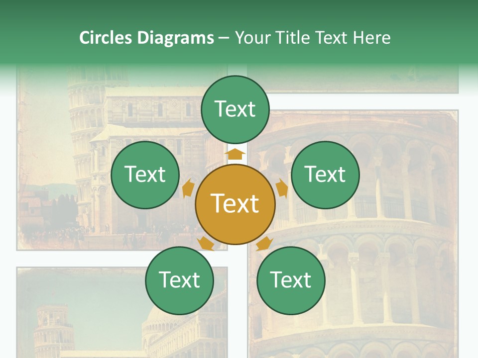 Campanile Quadro Paesaggio PowerPoint Template