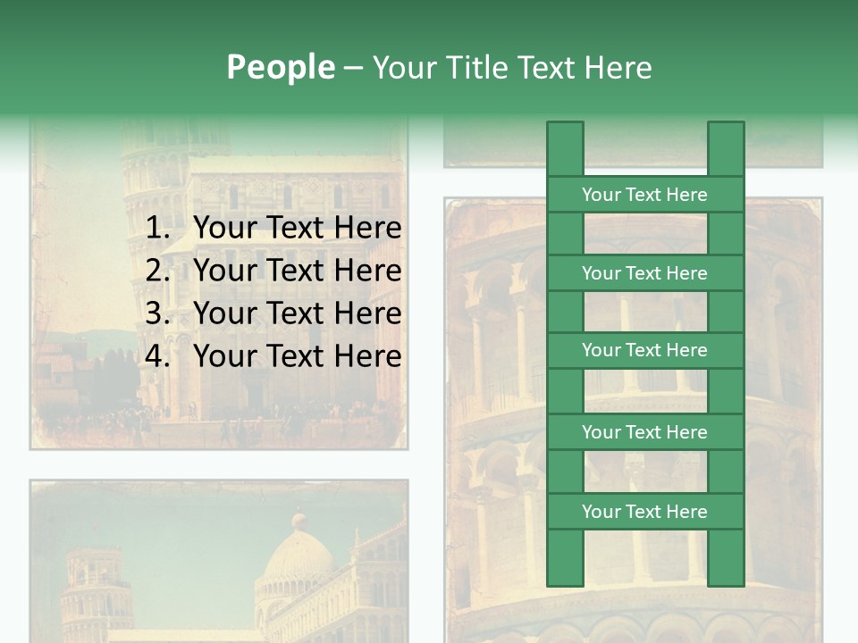 Campanile Quadro Paesaggio PowerPoint Template