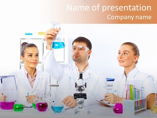 Doctor Chemical Liquid PowerPoint Template