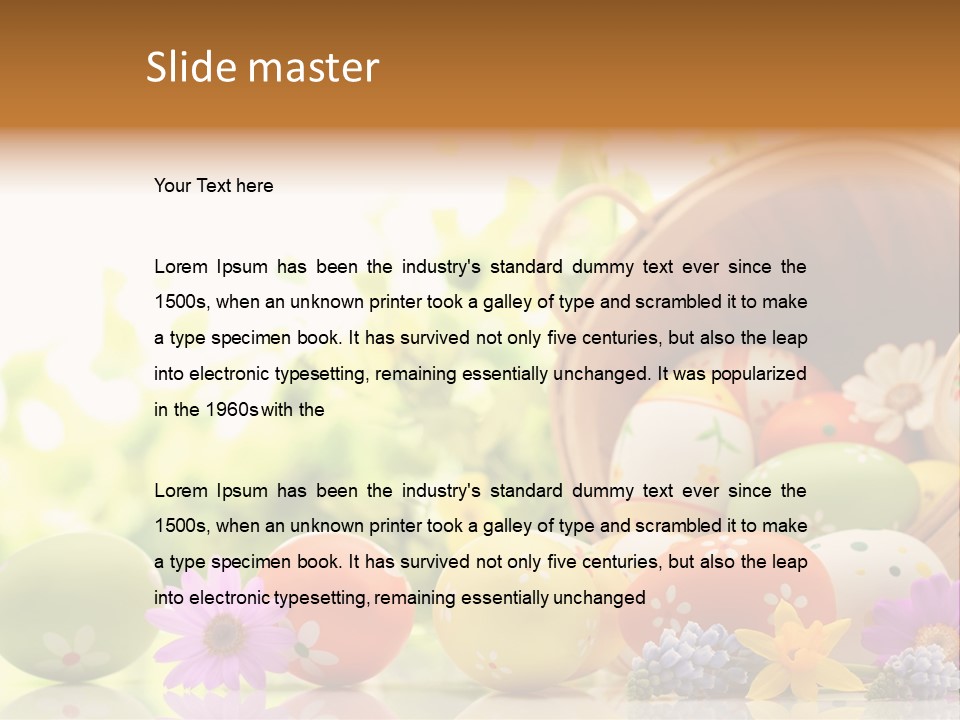 Yellow Spotted Purple PowerPoint Template