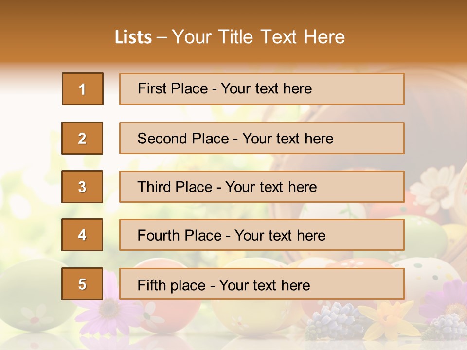 Yellow Spotted Purple PowerPoint Template