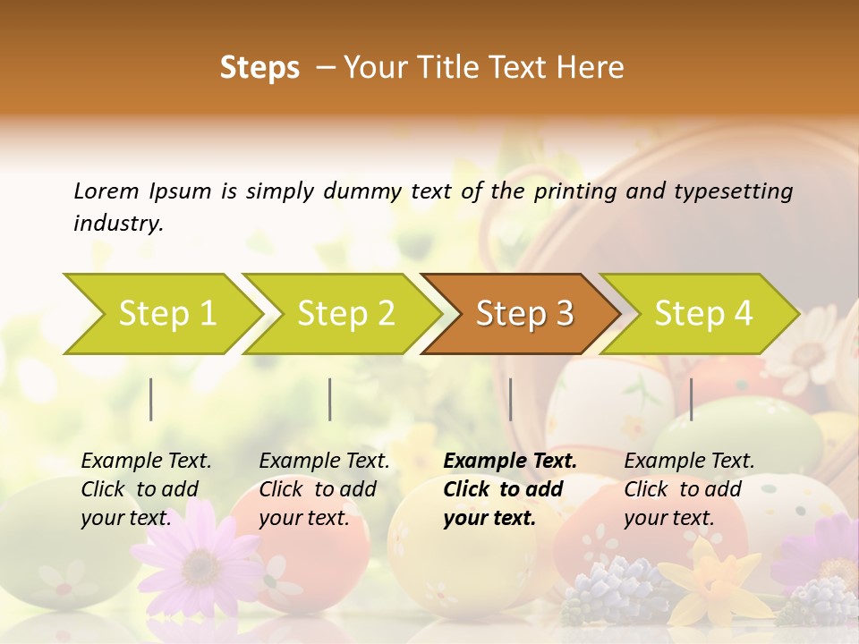 Yellow Spotted Purple PowerPoint Template