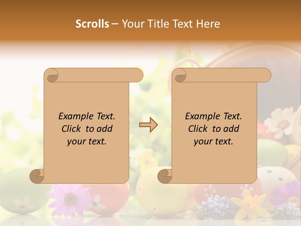 Yellow Spotted Purple PowerPoint Template