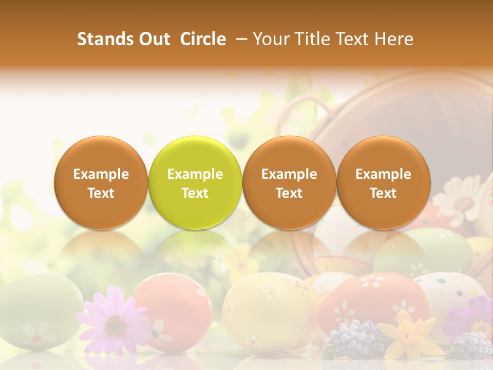 Yellow Spotted Purple PowerPoint Template