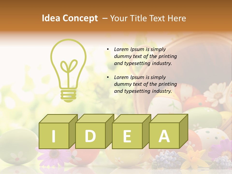 Yellow Spotted Purple PowerPoint Template