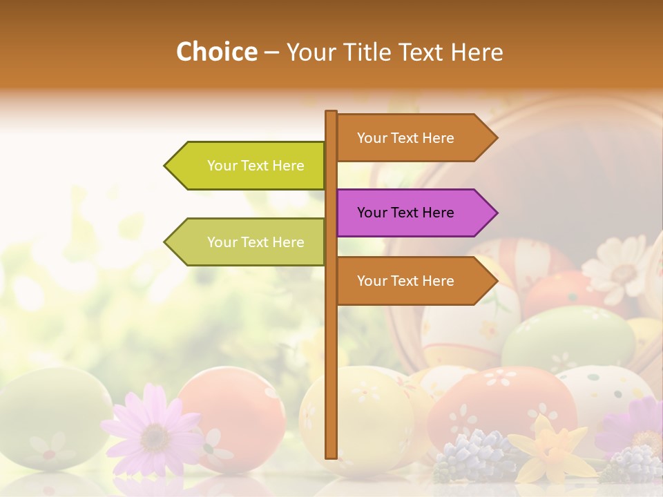 Yellow Spotted Purple PowerPoint Template