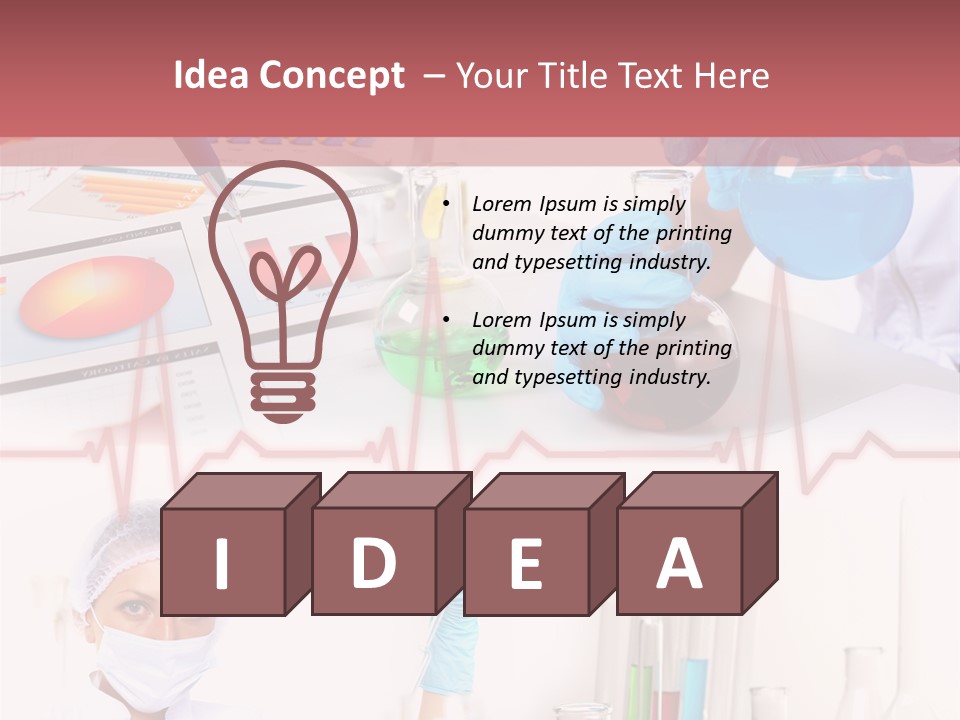 Technology Pipette Chemist PowerPoint Template