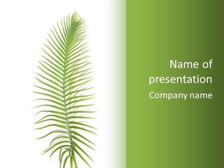 Nature Plante Feuille PowerPoint Template