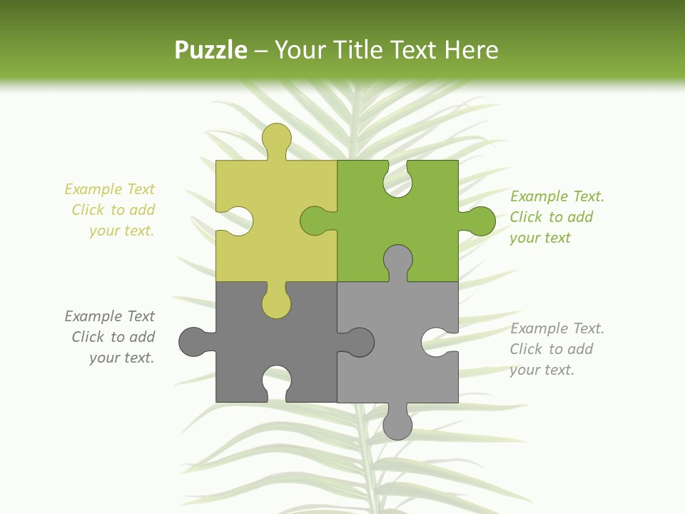 Nature Plante Feuille PowerPoint Template