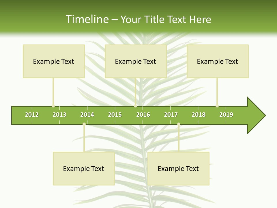 Nature Plante Feuille PowerPoint Template