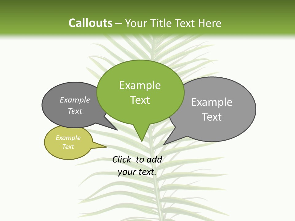 Nature Plante Feuille PowerPoint Template