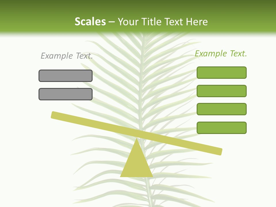 Nature Plante Feuille PowerPoint Template