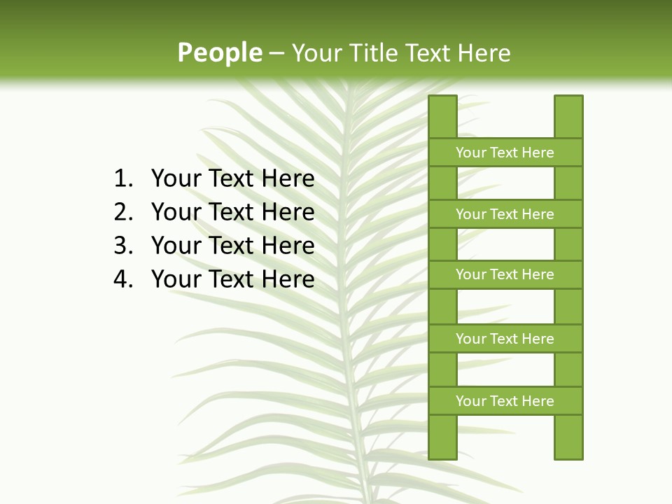 Nature Plante Feuille PowerPoint Template