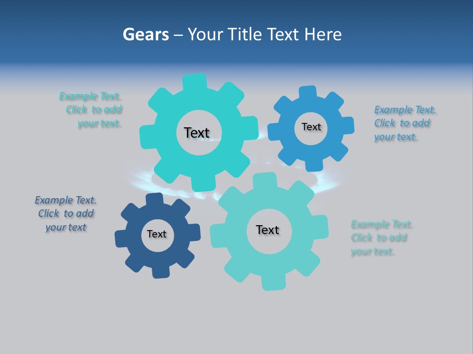 Kitchen Gas Burner PowerPoint Template