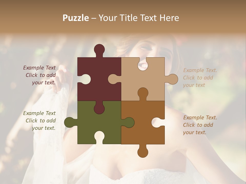 Wife Marriage Outdoors PowerPoint Template