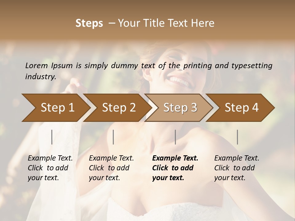 Wife Marriage Outdoors PowerPoint Template