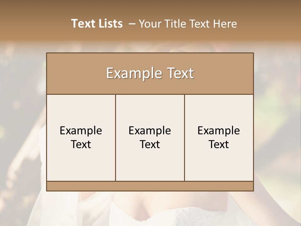 Wife Marriage Outdoors PowerPoint Template