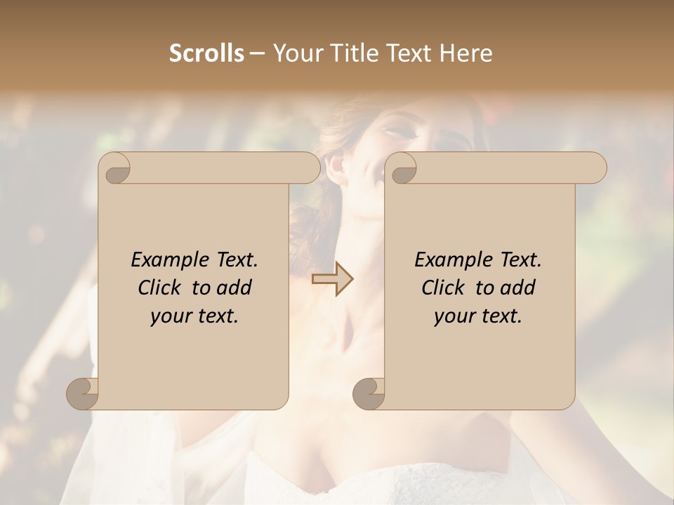Wife Marriage Outdoors PowerPoint Template