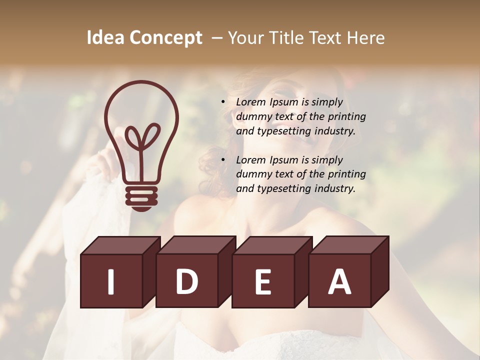 Wife Marriage Outdoors PowerPoint Template