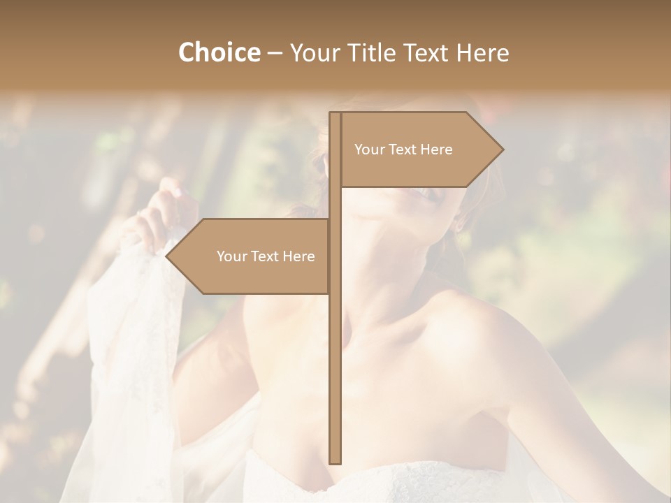 Wife Marriage Outdoors PowerPoint Template