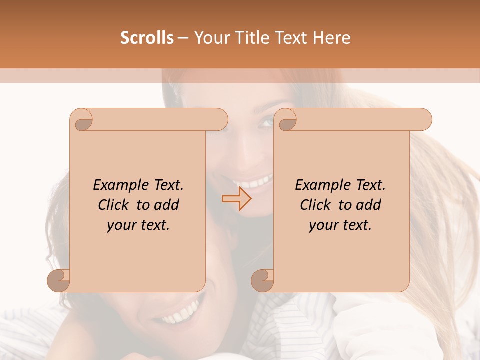 Hands Boyfriend Smile PowerPoint Template