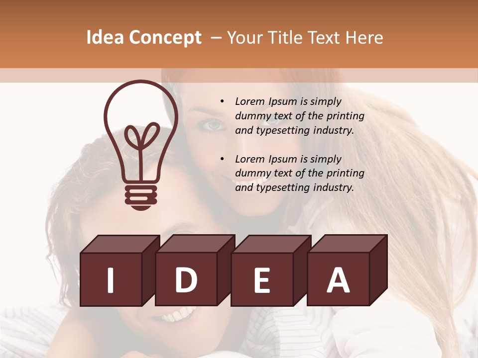 Hands Boyfriend Smile PowerPoint Template