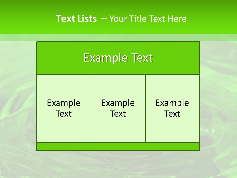 Green Drip Liquid Drip PowerPoint Template