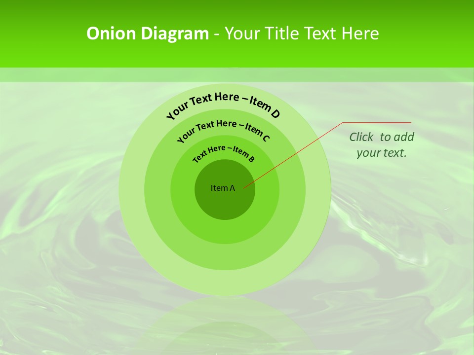 Green Drip Liquid Drip PowerPoint Template