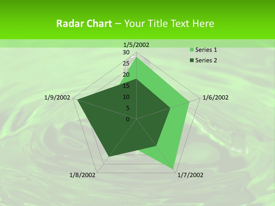 Green Drip Liquid Drip PowerPoint Template