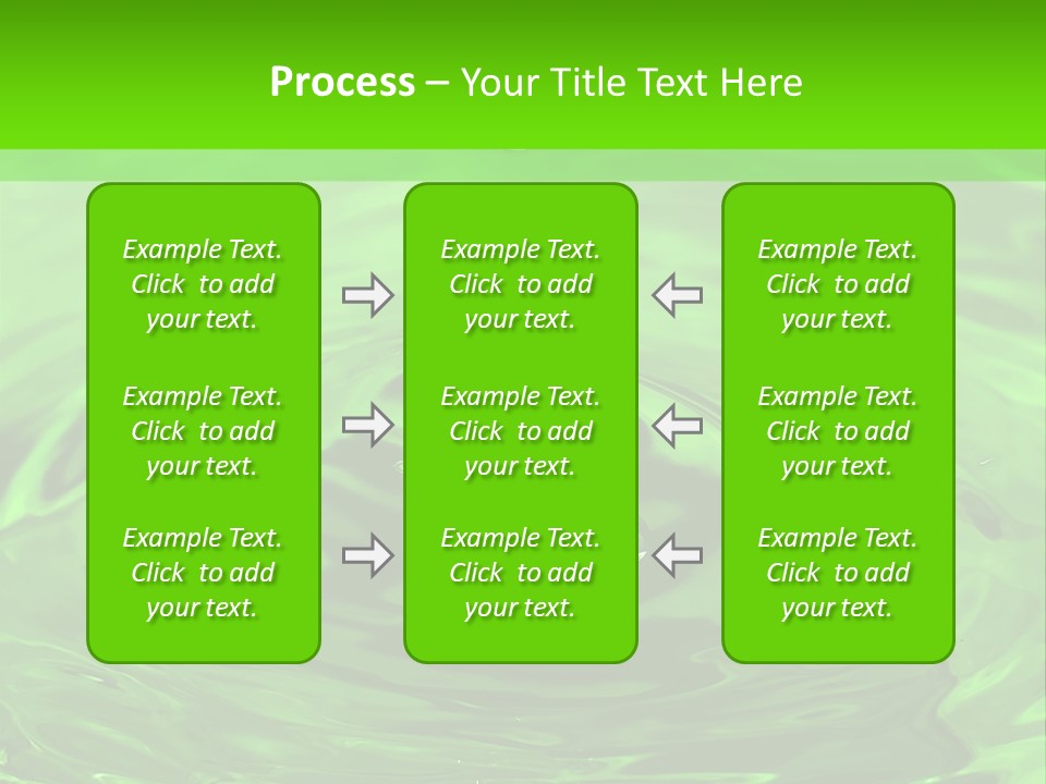 Green Drip Liquid Drip PowerPoint Template
