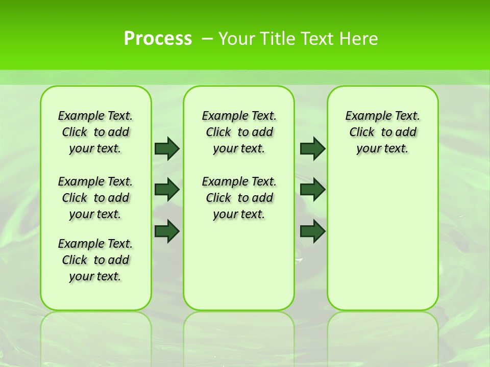 Green Drip Liquid Drip PowerPoint Template