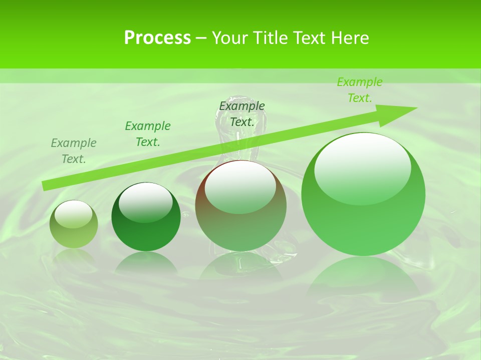 Green Drip Liquid Drip PowerPoint Template