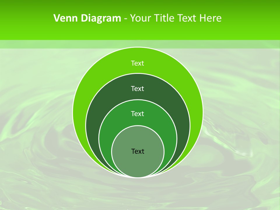 Green Drip Liquid Drip PowerPoint Template