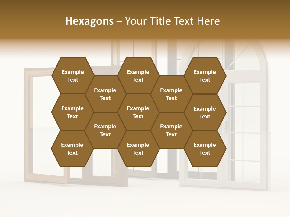 Szyba Instalacja Dom PowerPoint Template