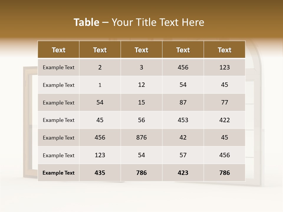 Szyba Instalacja Dom PowerPoint Template