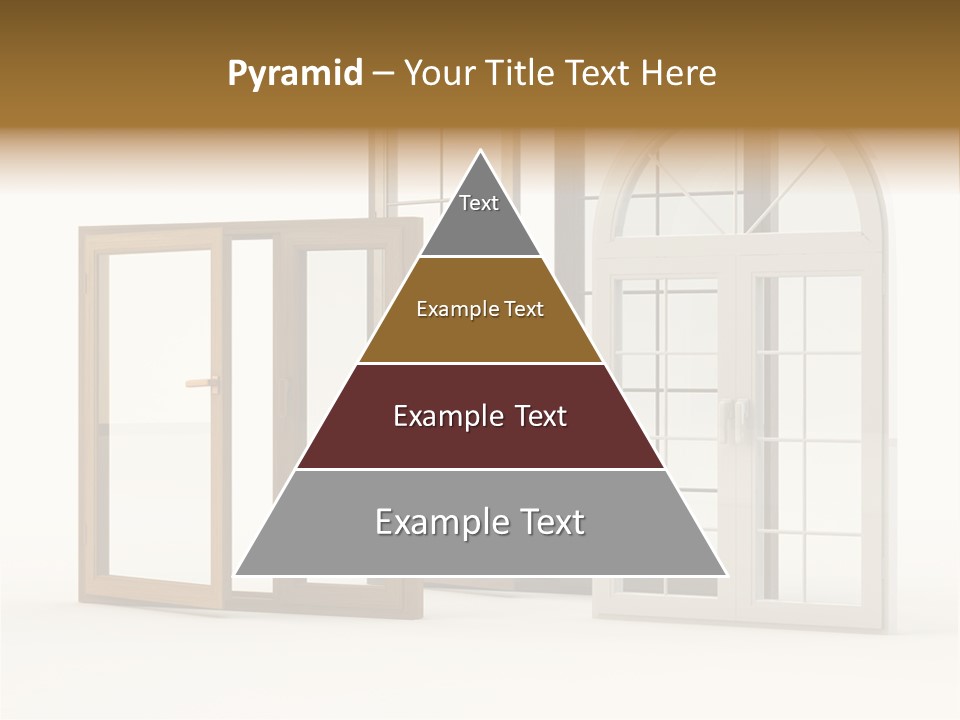Szyba Instalacja Dom PowerPoint Template