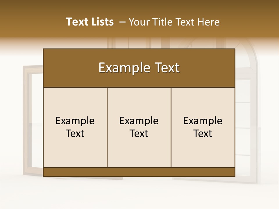 Szyba Instalacja Dom PowerPoint Template