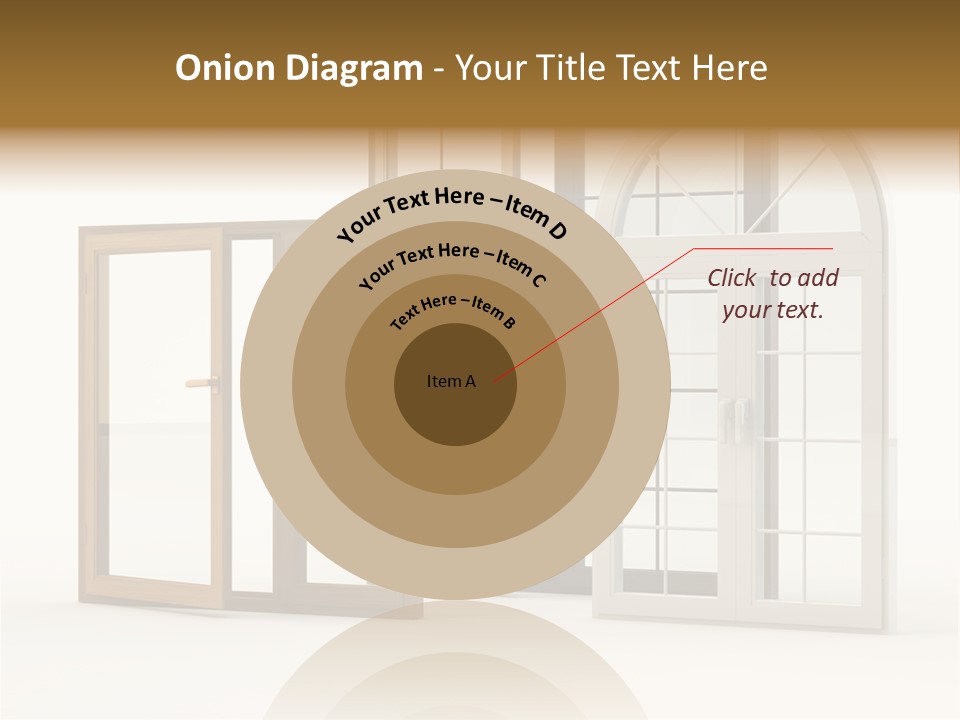 Szyba Instalacja Dom PowerPoint Template