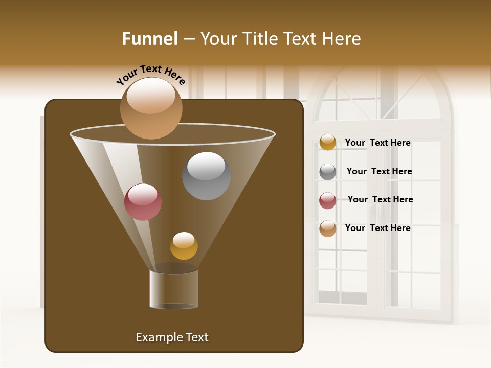 Szyba Instalacja Dom PowerPoint Template
