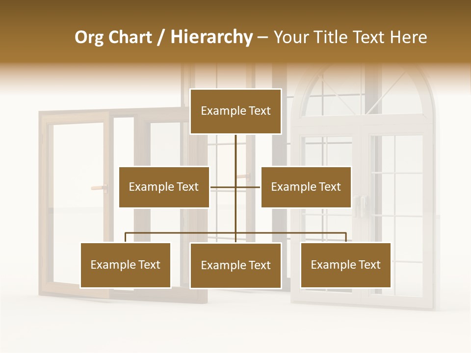 Szyba Instalacja Dom PowerPoint Template