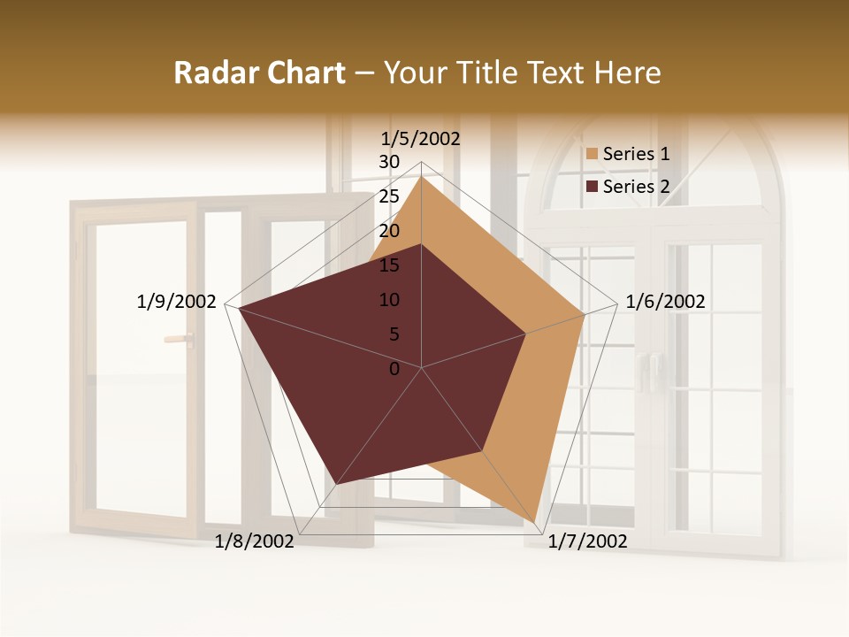 Szyba Instalacja Dom PowerPoint Template
