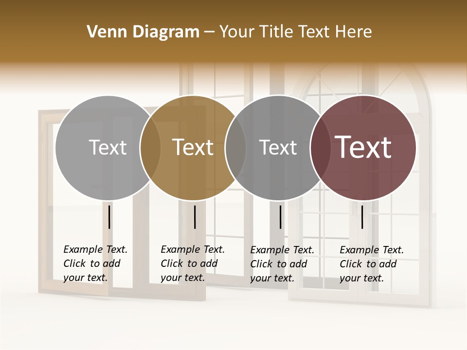 Szyba Instalacja Dom PowerPoint Template