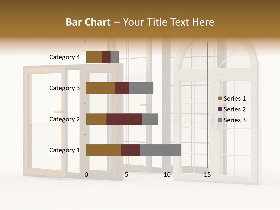 Szyba Instalacja Dom PowerPoint Template