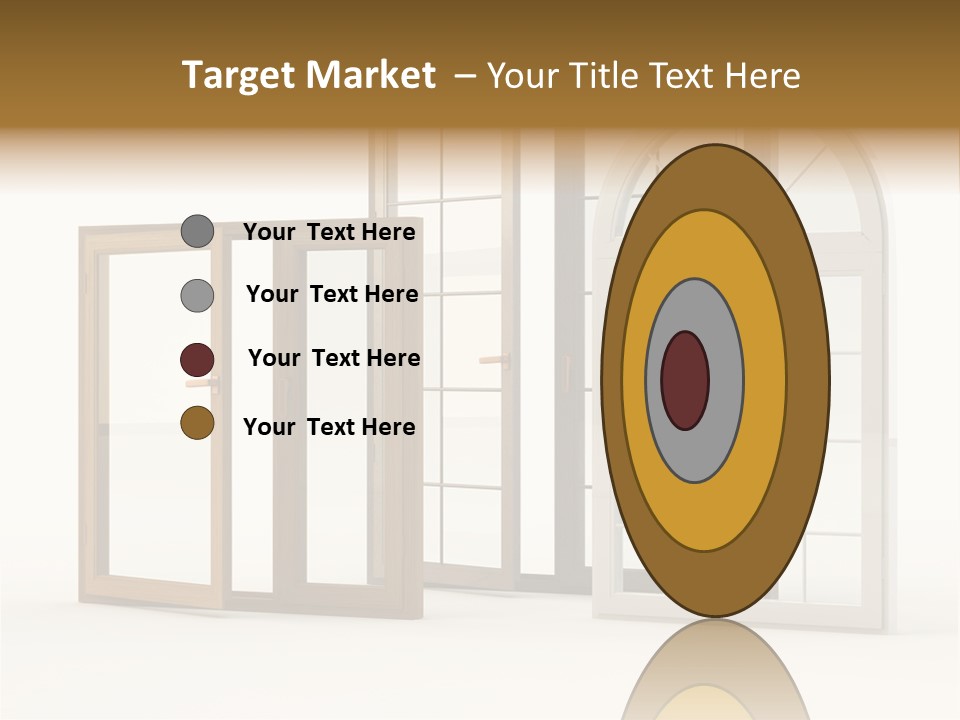 Szyba Instalacja Dom PowerPoint Template