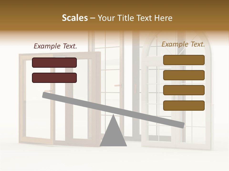 Szyba Instalacja Dom PowerPoint Template