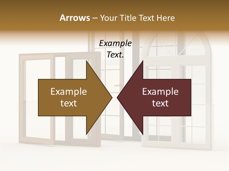 Szyba Instalacja Dom PowerPoint Template