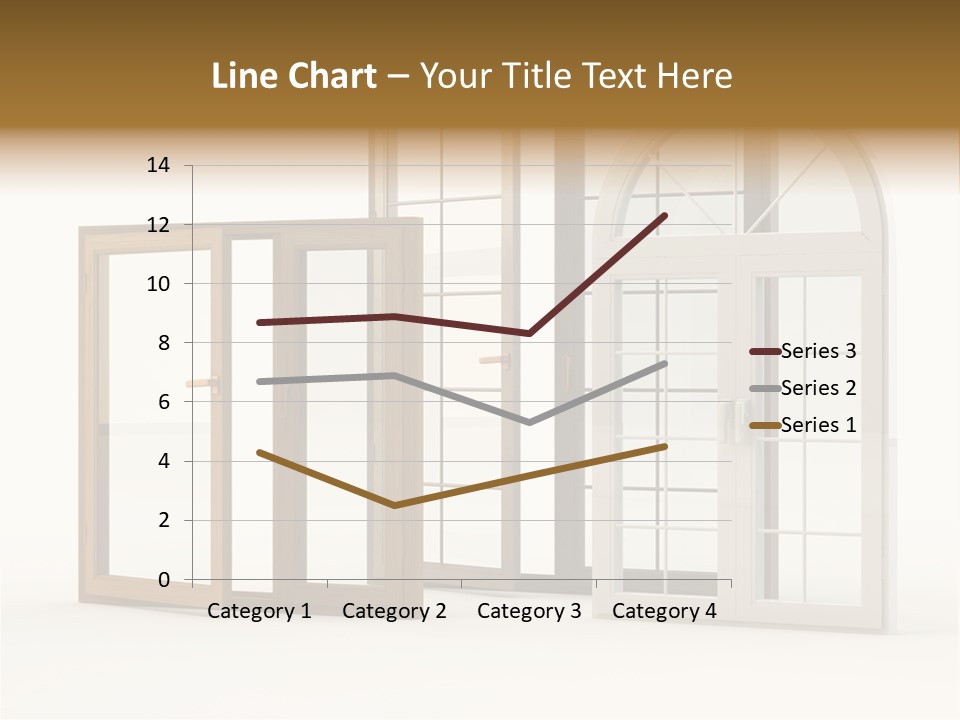 Szyba Instalacja Dom PowerPoint Template